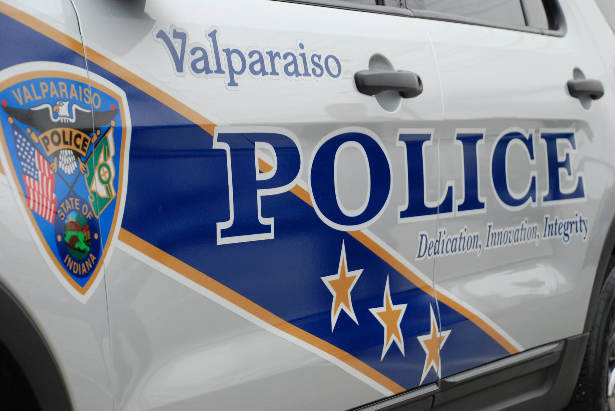 police car with logo