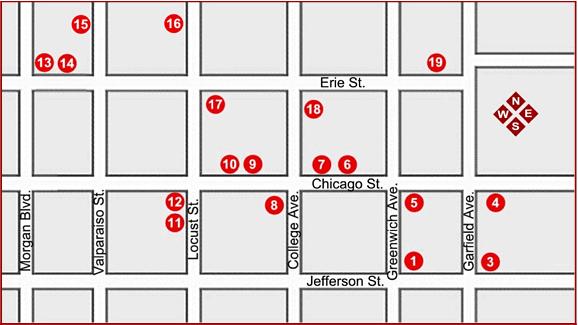 Neighborhood tour map