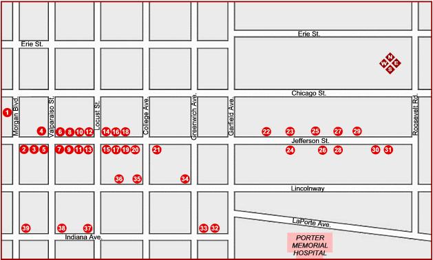 Jefferson - Banta Neighborhood Tour map