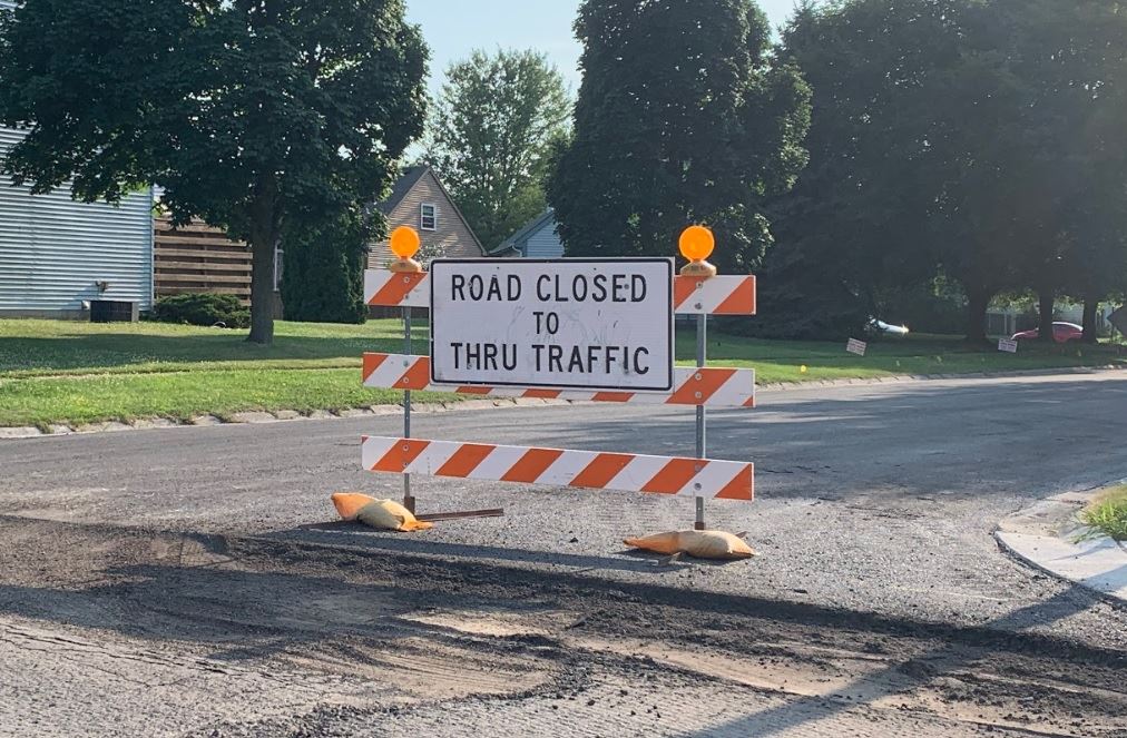 Road Closed Sign