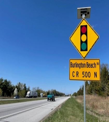 INDOT Makine Safety Improvements at 49 and Burlington Beach