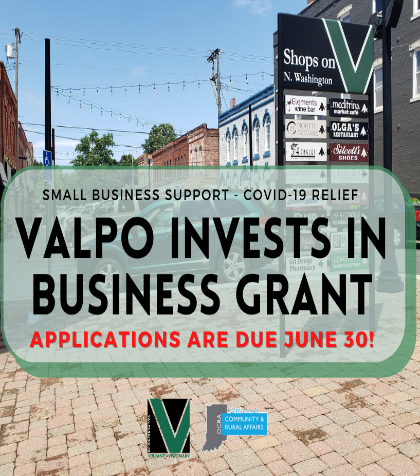 Valparaiso Invests IN BUsiness Grant